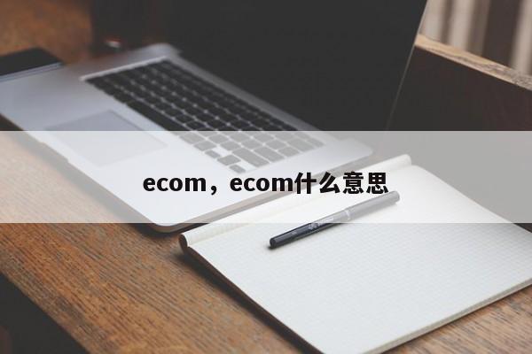 ecom，ecom什么意思-第1张图片-承越创业知识网